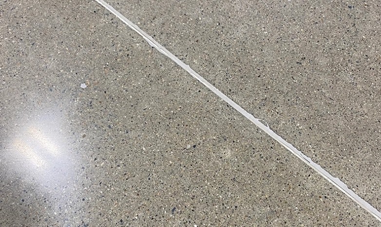 Commercial concrete floor polishing